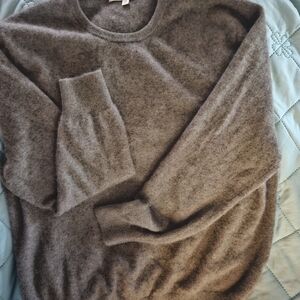 Cozy Grey Cashmere Sweater